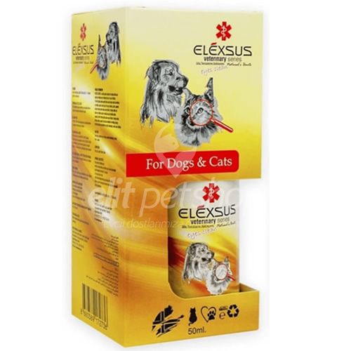 Elexsus Kedi/Köpek Göz Temizleme Solisyonu 50ml