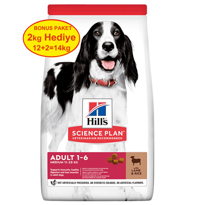 Hills Dog Adult Medium Kuzu Etli Yetişkin Maması 14 Kg