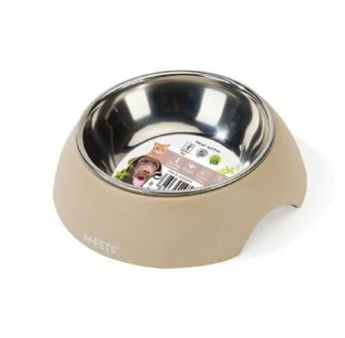 M-Pets Eco Bamboo Mama ve Su Kabı 190ml Bej