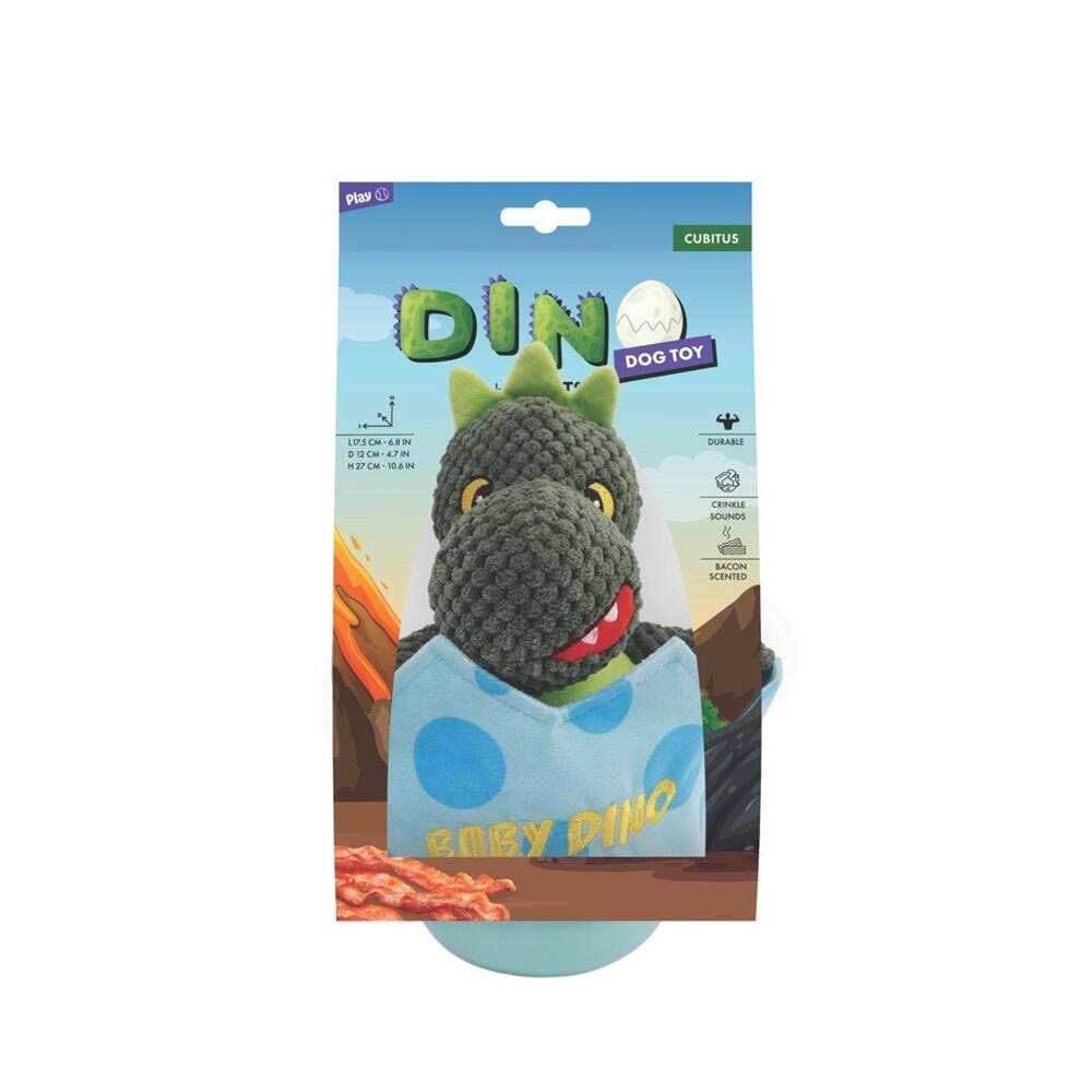 M-PETS PLAY DİNO CUBİTUS PASTIRMA AROMALI KÖPEK OYUNCAĞI