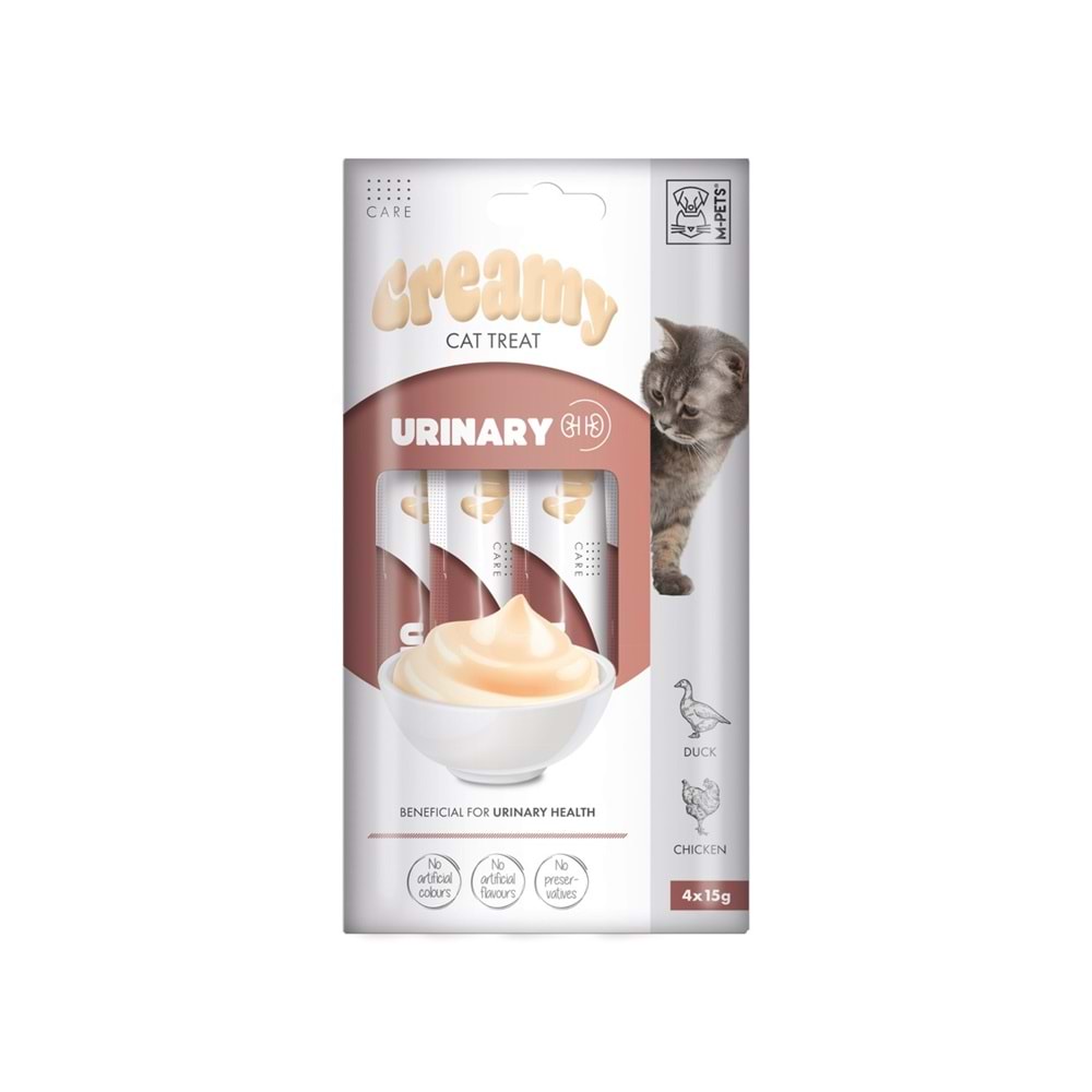 M-PETS Urinary  Creamy Kedi  Ödülü 4X15GR