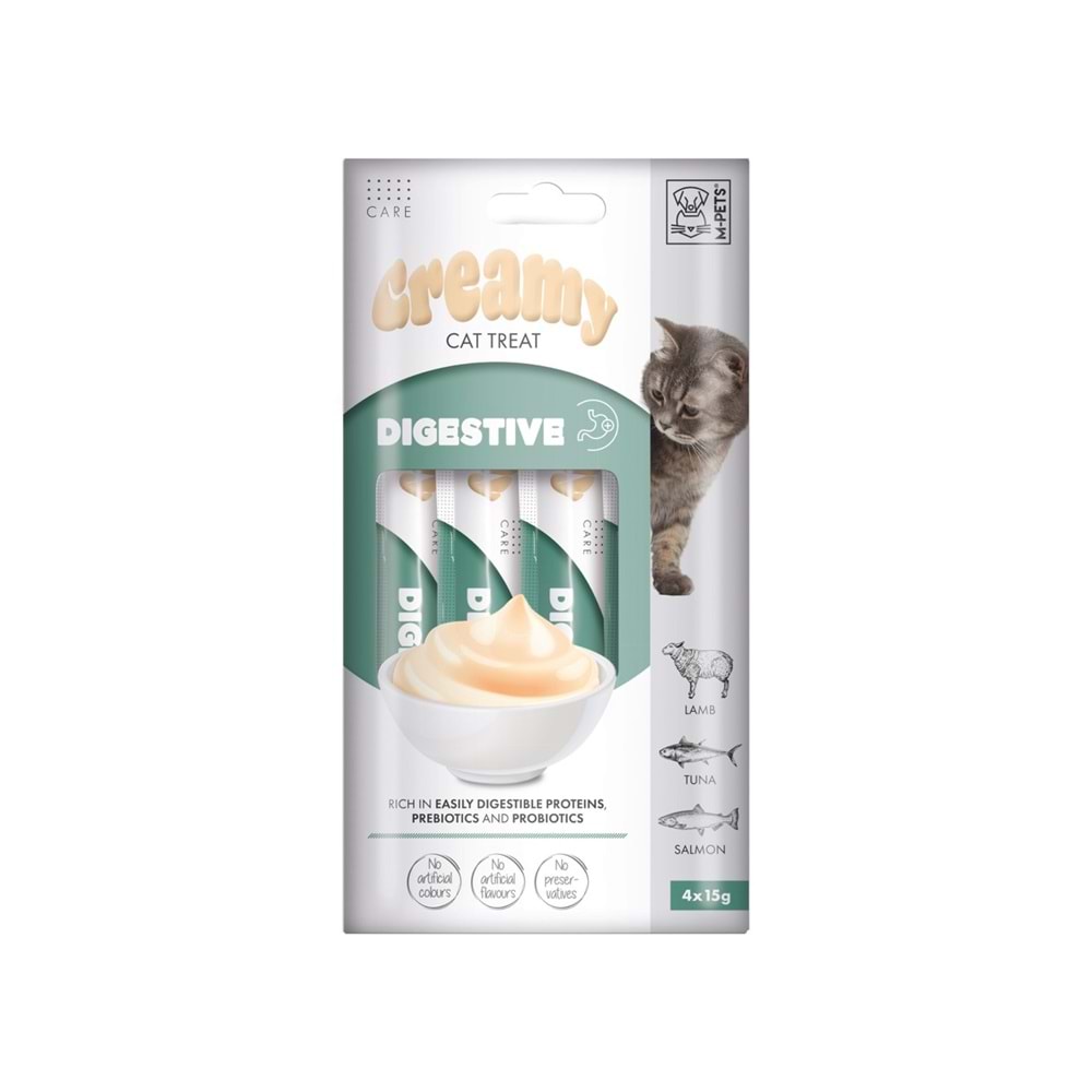 M-PETS Digestive Creamy Kedi Ödülü 4X15GR