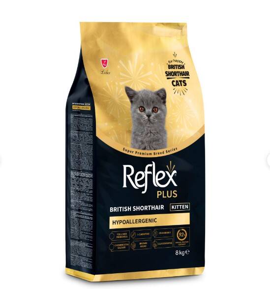 Reflex Plus British Shorthair Yavru Kedi Maması 8 Kg