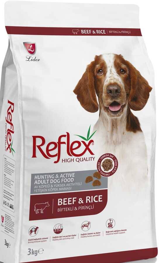 Reflex Plus Biftekli High Energy Köpek Maması 3 Kg