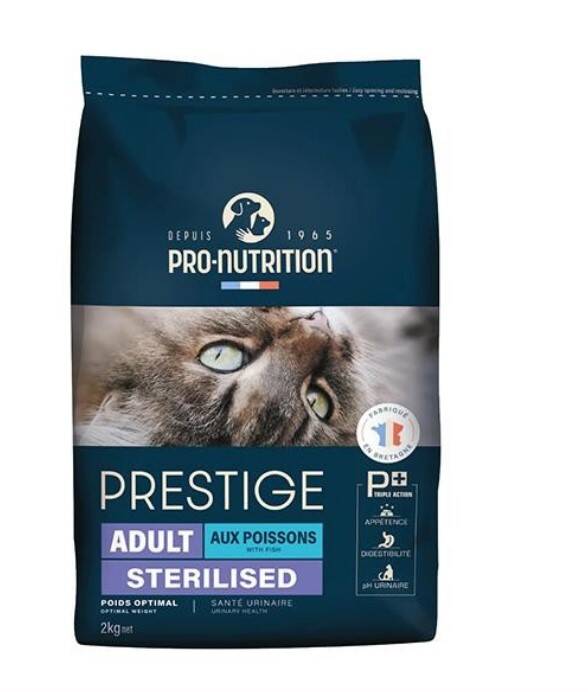 Pro Nutrition Cat Prestige Adult Sterilised Somonlu ve Morina Balıklı Kedi Maması 2Kg