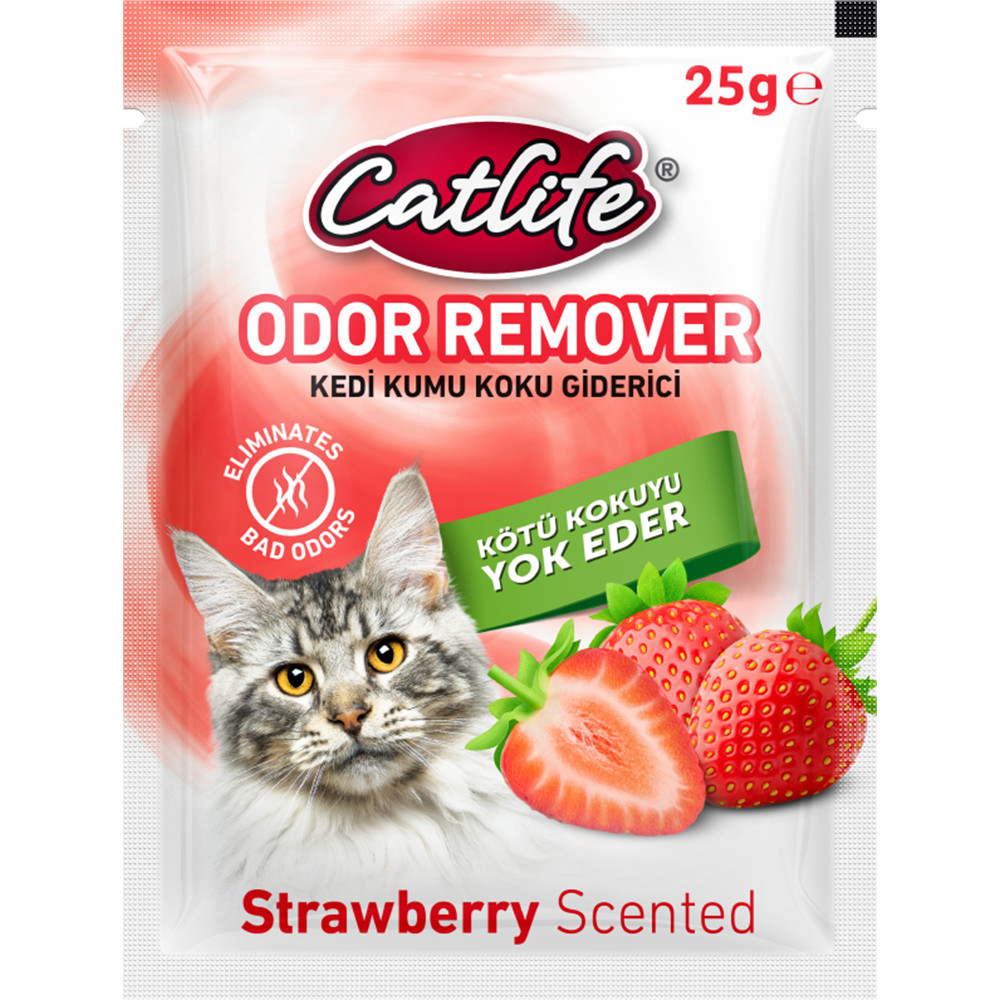 Catlife Kedi Kumu Koku Giderici Çİlekli 25GR 