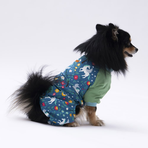 Pawstar Mavi Unicorn Pijama Tulum-L