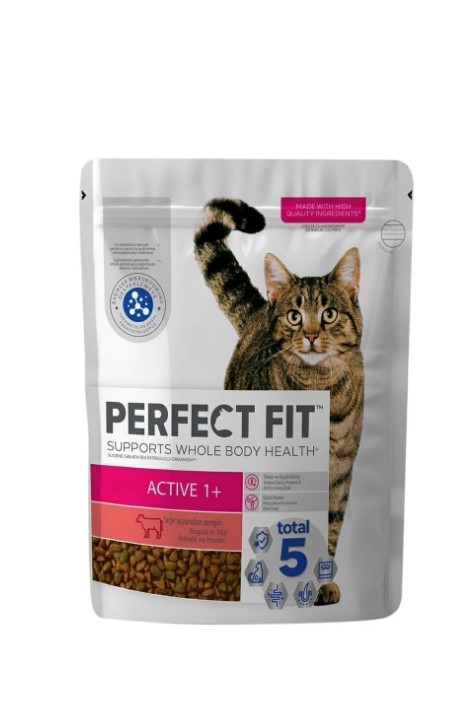 Perfect Fit Active Yetişkin Sığırlı Kedi Kuru Mama 1.4 Kg