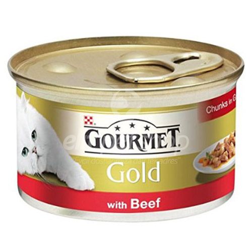 Gourmet  Gold Parça Etli ve Soslu Sığır Etli Konserve -85 Gr