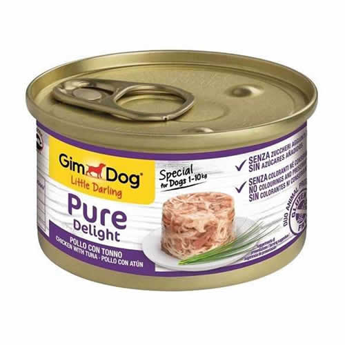 Gim Dog Pure Delight Ton Balıklı Tavuklu Köpek Konservesi 85gr