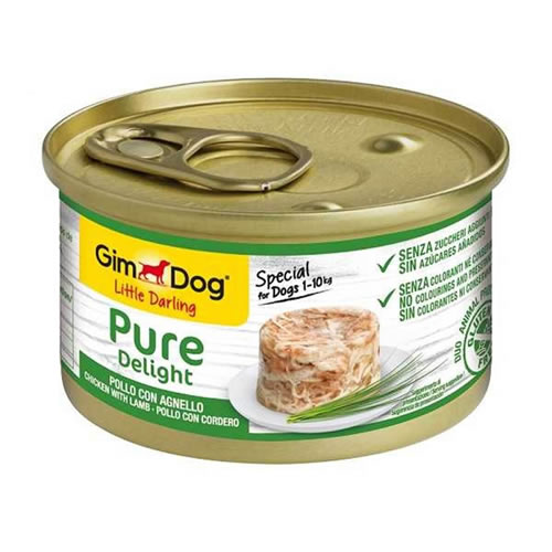 Gim Dog Pure Delight Kuzulu Tavuklu Köpek Konservesi 85gr
