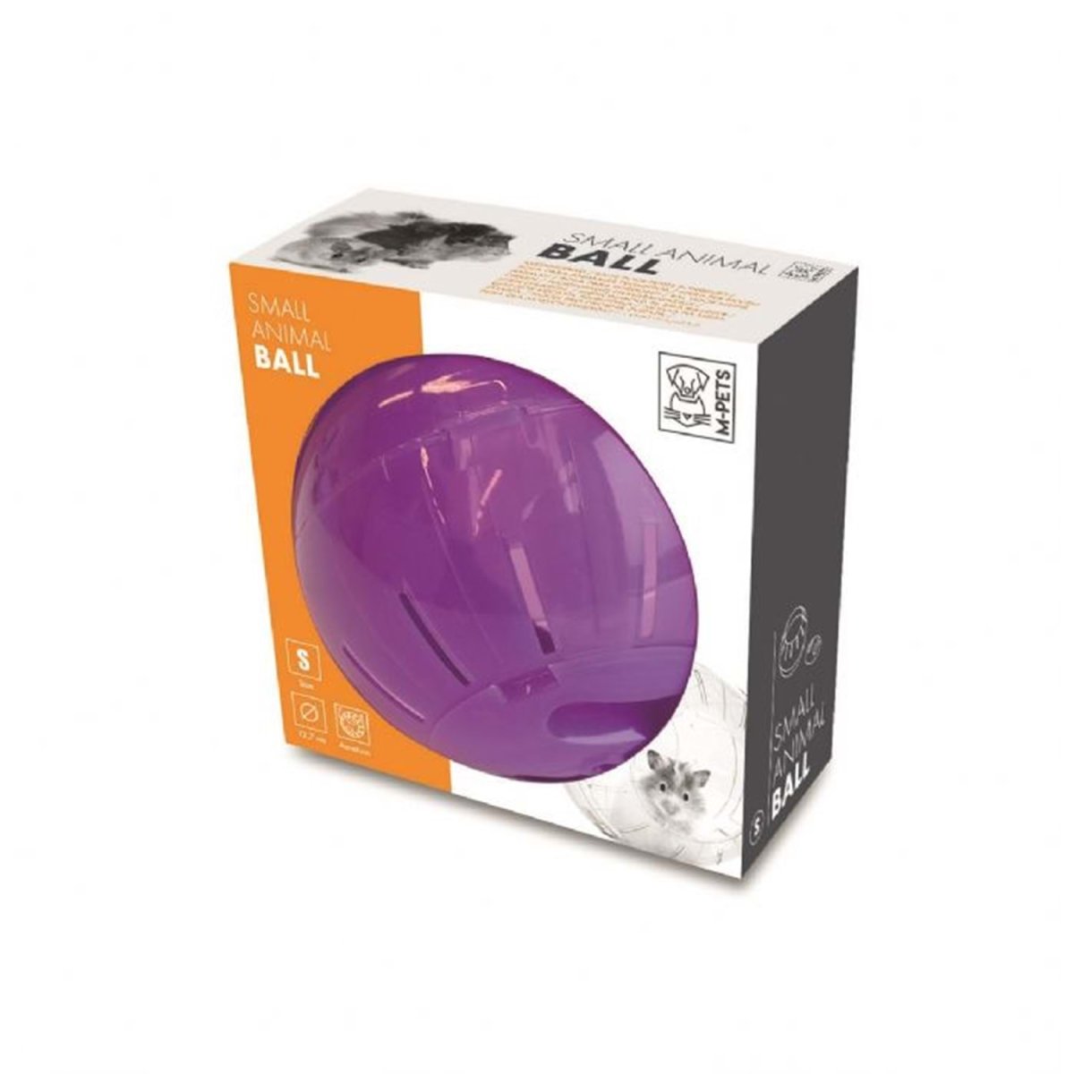 M-PETS HAMSTER TOPU PLASTİK (S) 12,7CM
