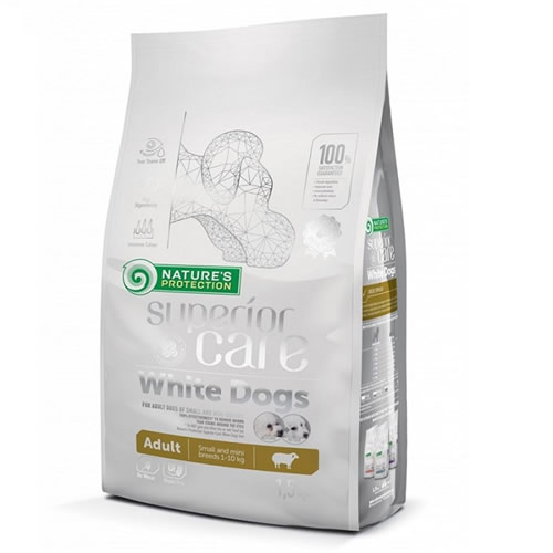 Natures Protection Kuzulu Beyaz Tüylü Köpek Maması 1.5kg