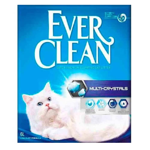 Ever Clean Multi Kristal (Agır İdrar Problemi)Kedi Kumu 6 Lt