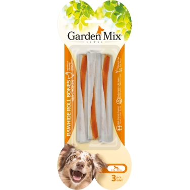 Garden Mıx Tavuklu Çubuk Kemik 3lü 15 Cm 90gr