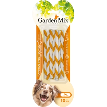 Garden Mıx Tavuklu Burgu Çubuk Kemik 10lu 70gr
