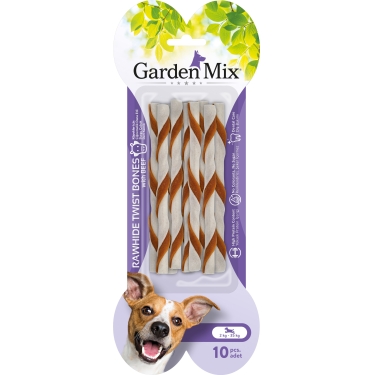 Garden Mıx Dana Etli Burgu Çubuk Kemik 10lu 70gr
