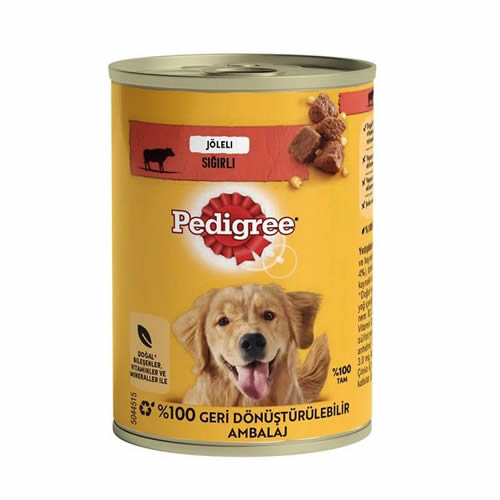 Pedigree Biftekli Jöleli Konserve Köpek Konservesi 400 Gr