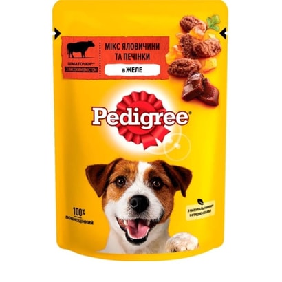 Pedigree Pouch Sığır Etli Kuzulu ve Havuçlu Yetişkin Köpek Konservesi 100gr