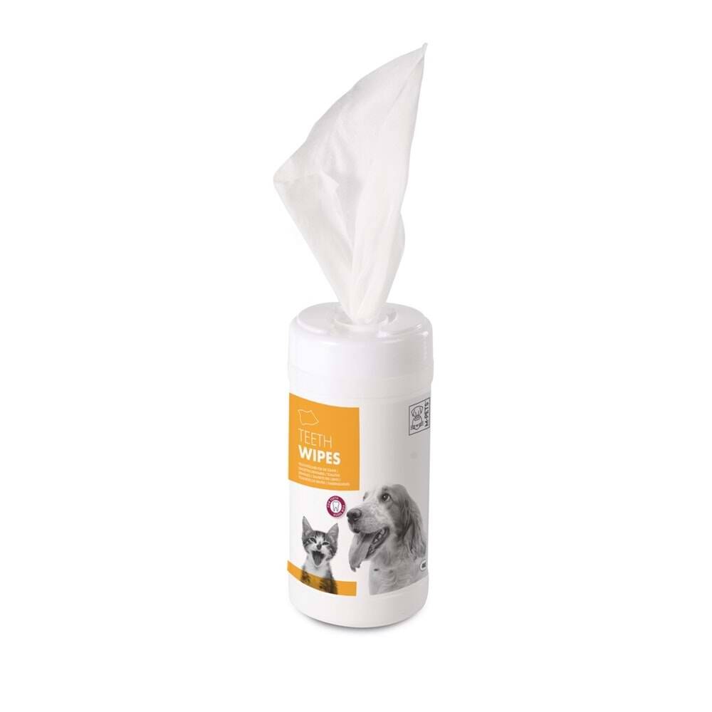 M-PETS KEDİ ve KÖPEK DİŞ TEMİZLEME MENDİLİ 40LI