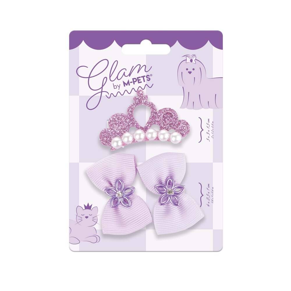 M-PETS GLAM KÖPEKLER İÇİN AKSESUAR TOKA PURPLE