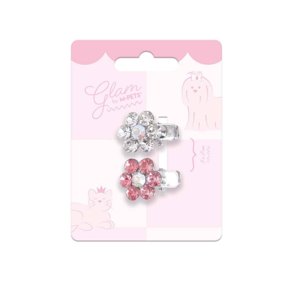 M-PETS GLAM KÖPEKLER İÇİN AKSESUAR TOKA PİNK/WHİTE