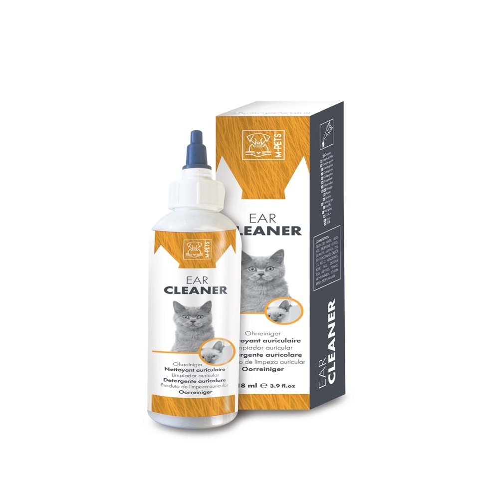 M-Pets Ear Cleaner Kedi Kulak Temizleme Losyonu 118 ML