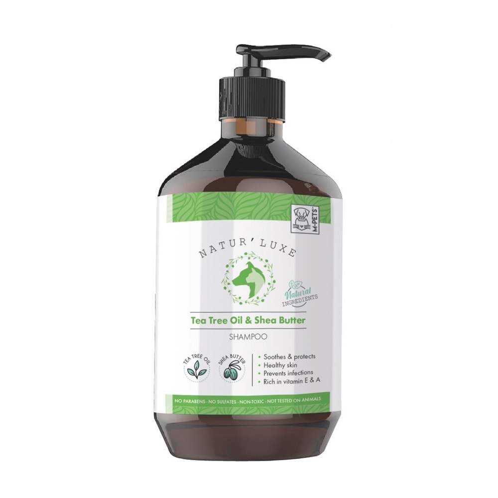  M-Pets Naturluxe Yulaf Ezmesi ve Yeşil Çay Özlü Köpek Şampuanı 500ml