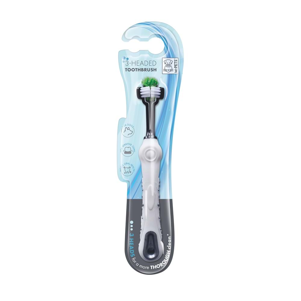 M-PETS 3-HEADED DİŞ FIRÇASI 3 BAŞLI