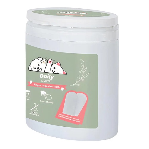 M-Pets Daily Kedi ve Köpek Diş Temizliği İçin Parmak Pedi 50li