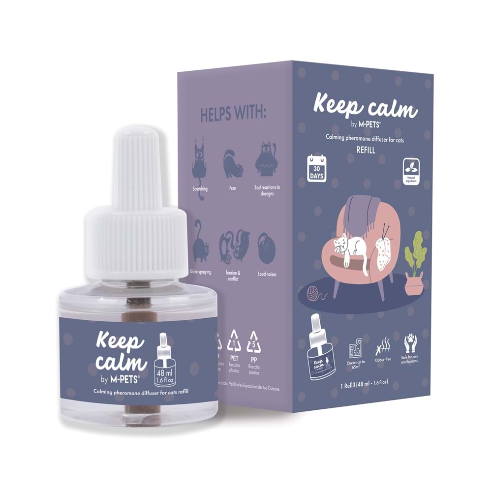 M-PETS KEEP CALM KEDİ SAKİNLEŞTİRİCİ YEDEK DİFFUSER 48ML