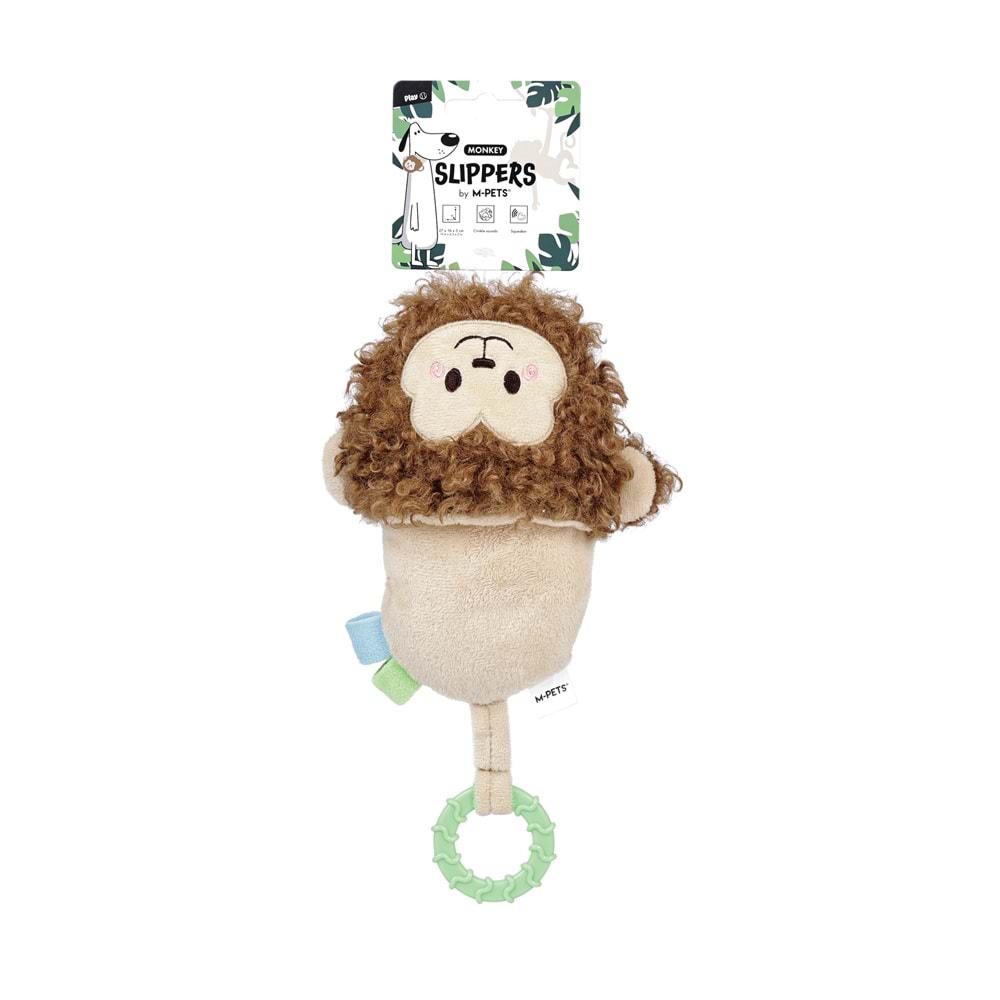M-PETS SLİPPERS MONKEY KÖPEK OYUNCAĞI BROWN