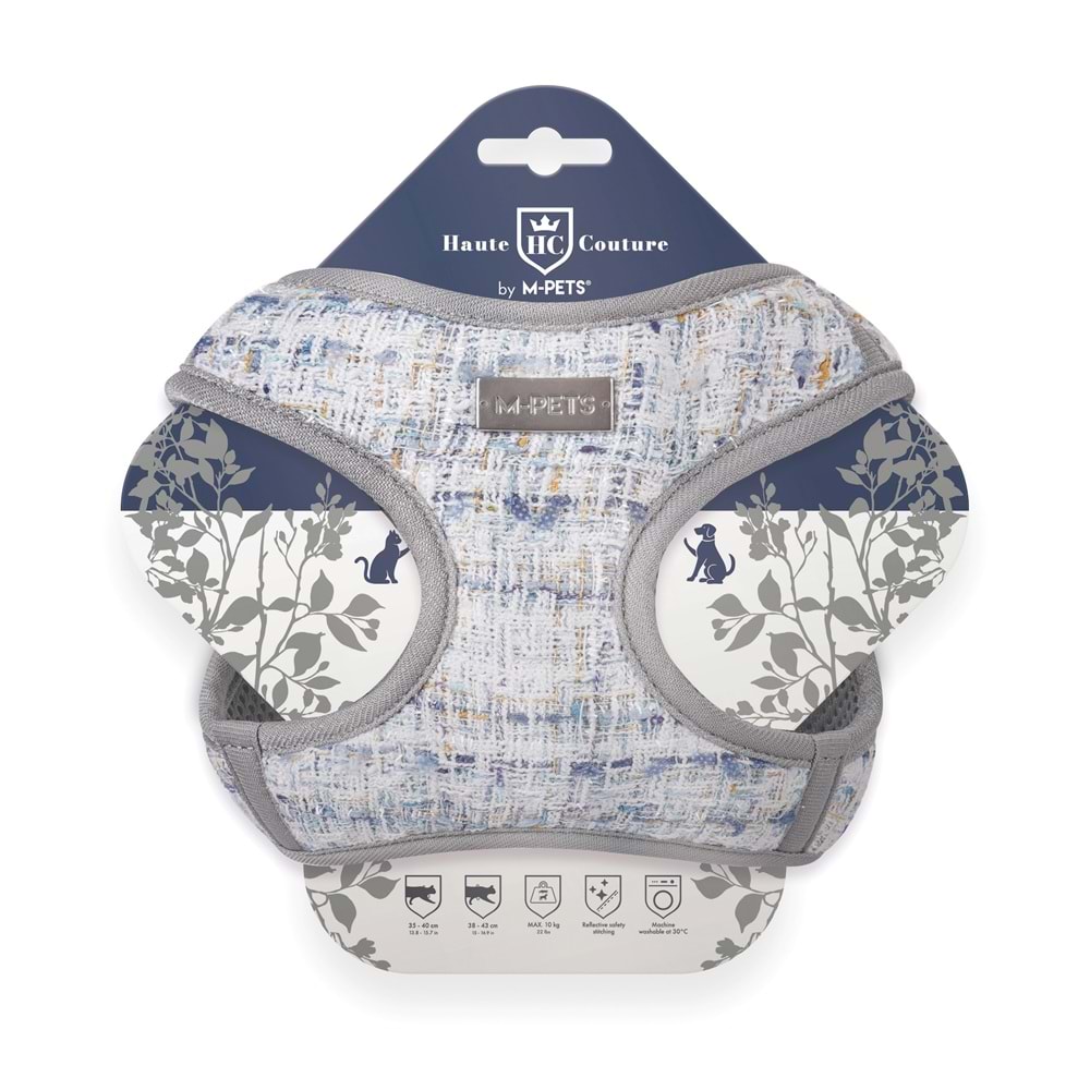 M-PETS HAUTE COUTURE KEDİ GÖĞÜS TASMASI BLUE