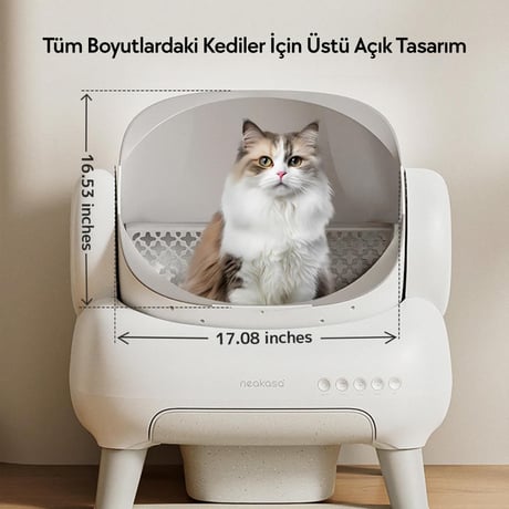 Neakasa Üstü Açık Akıllı Otomatik Tuvalet BEYAZ