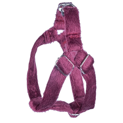 Estapet Peluş Göğüs Tasması Bordo XS
