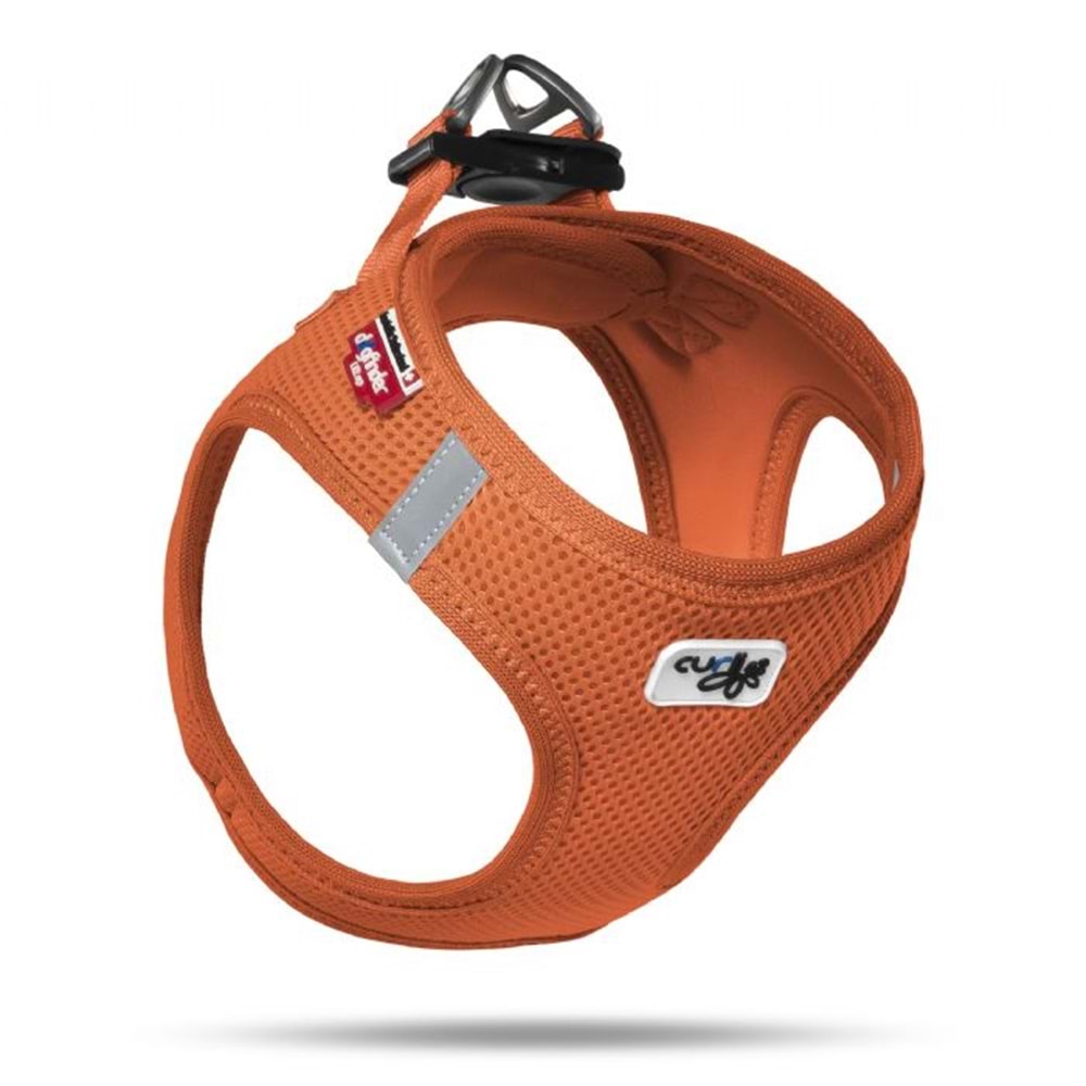 Curli Vest Air-Mesh Harness Köpek GöğüsTasması ORANGE 3XS