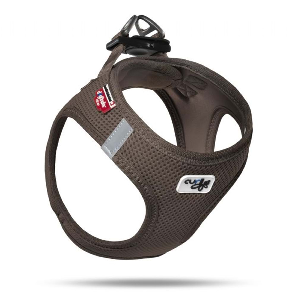 Curli Vest Air-Mesh Köpek Göğüs Tasması  KAHVERENGİ 3XS