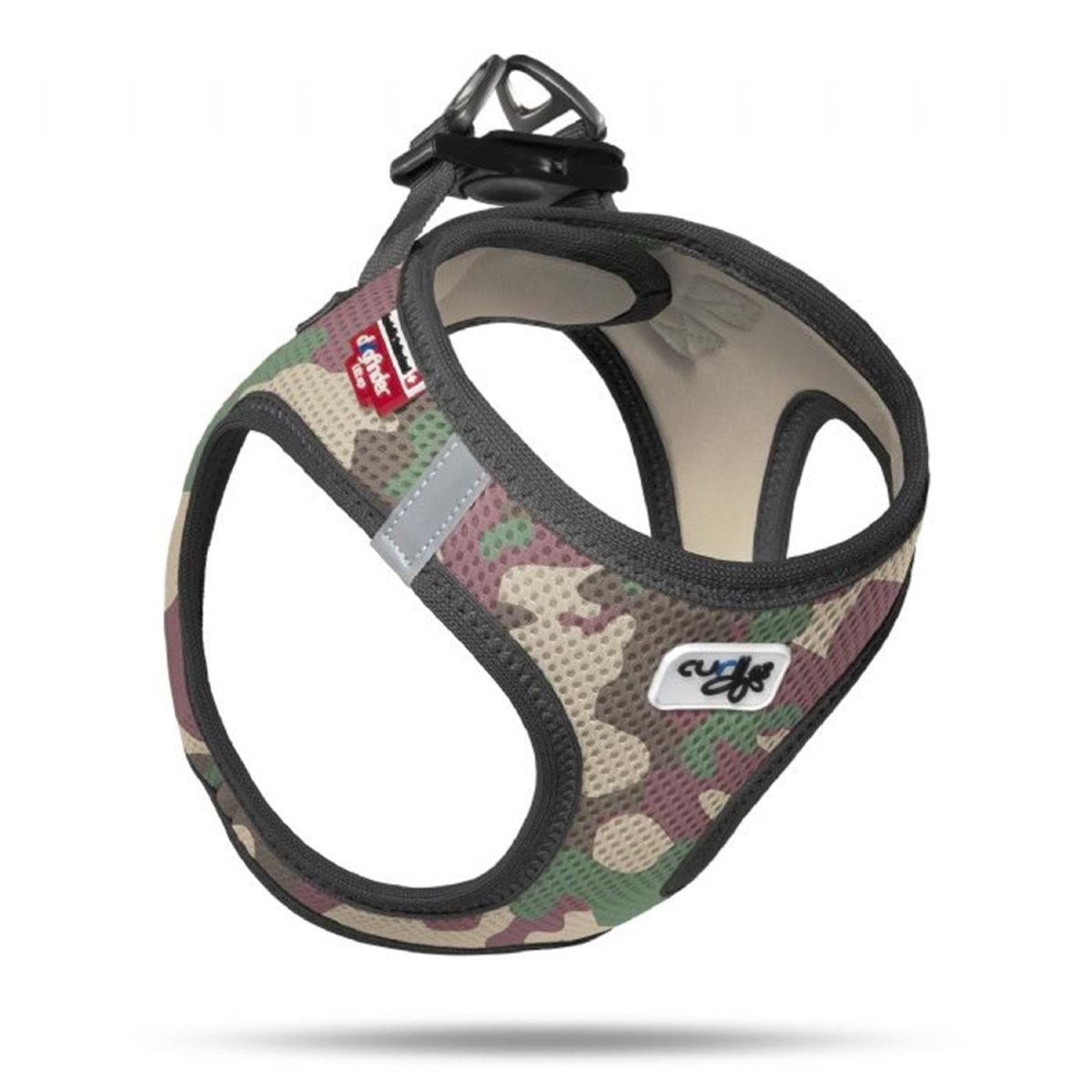 Curli Vest Air-Mesh Köpek Göğüs Tasması KAMUFLA 3XS