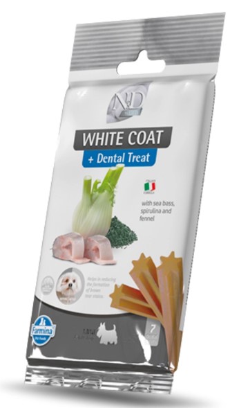 ND White Levrek Spirulina ve Rezeneli Küçük Irk Köpek Ödül Maması 60gr