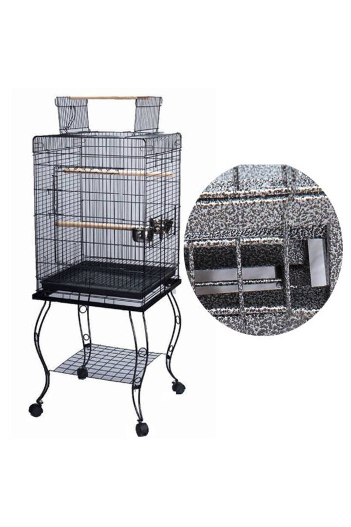 Oripet 901 Papagan Kafes Siyah 51 x 51 x 129 cm