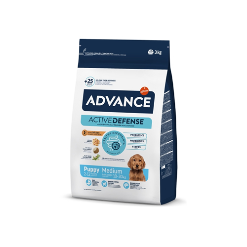 Advance Dog Puppy Medium Irk Köpek Maması-3 Kg