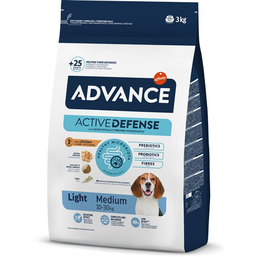 Advance Dog Medium Light Köpek Maması 3 Kg