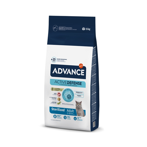Advance Cat Sterilized Türkey- Barley  Kedi Maması 15 Kg