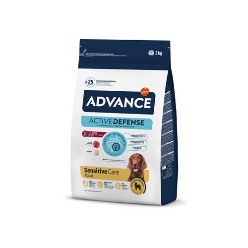 Advance Dog Adult Sensitive Lamb-Rice Köpek Maması-3 Kg