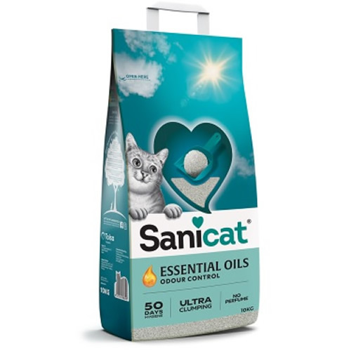 Sanicat Essential Oils Kokusuz Kedi Kumu 10 Kg