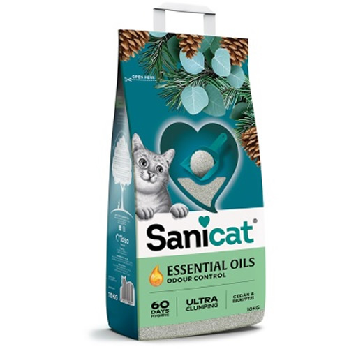Sanicat Essential Oils Okaliptus Kokulu Kedi Kumu 10 Kg