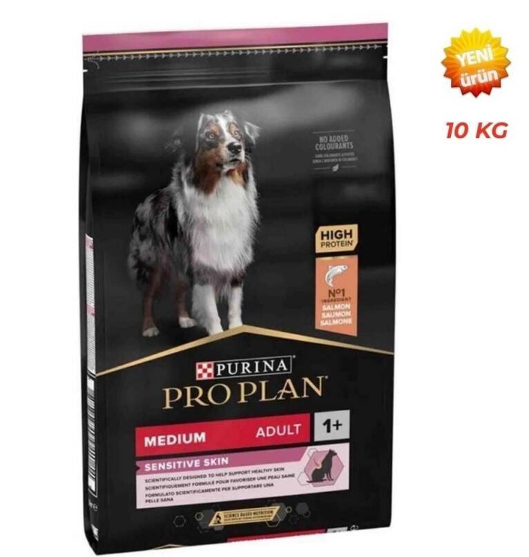 Pro Plan Medium Adult Sensitive Somonlu Köpek Maması 10 kg