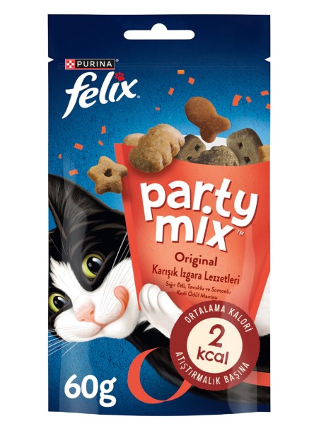 Felix Party Mix Original Karışık Izgara Lezzetleri Kedi Ödül Maması 60gr