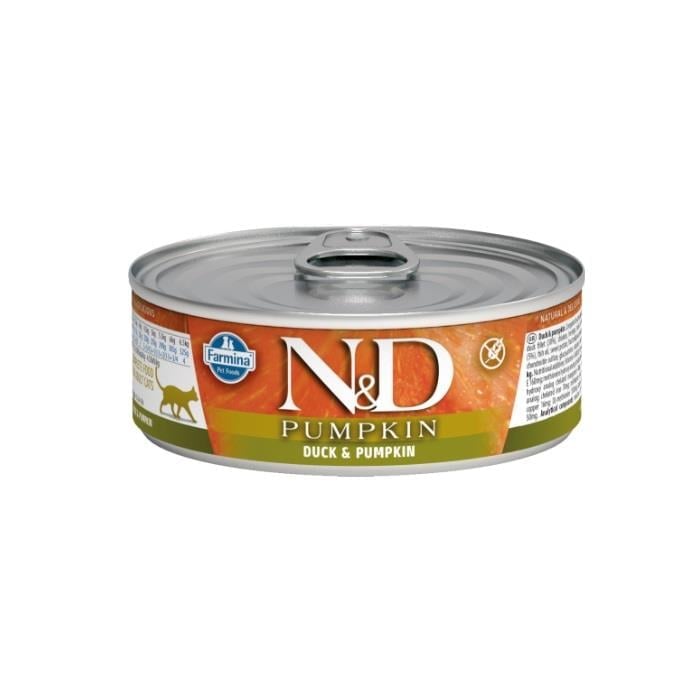 ND Cat Pumkin Ördek Etli Kedi Konservesi 70Gr