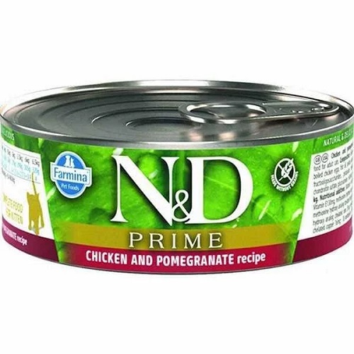 ND Cat Prime Tavuk/Nar Yavru Kedi Konservesi 80 Gr